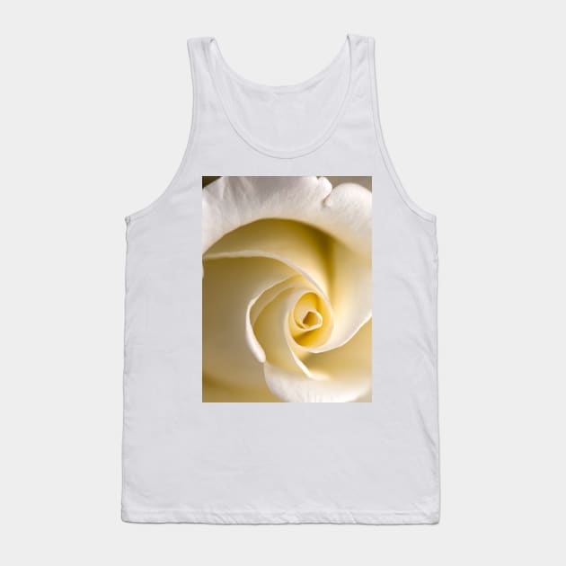 Feminine Yellow Rose Tank Top by NewburyBoutique